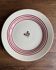 Round flat iron earth Gien dish