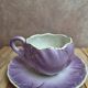 2 large breakfast/chocolate cups K&G Lunéville with saucers