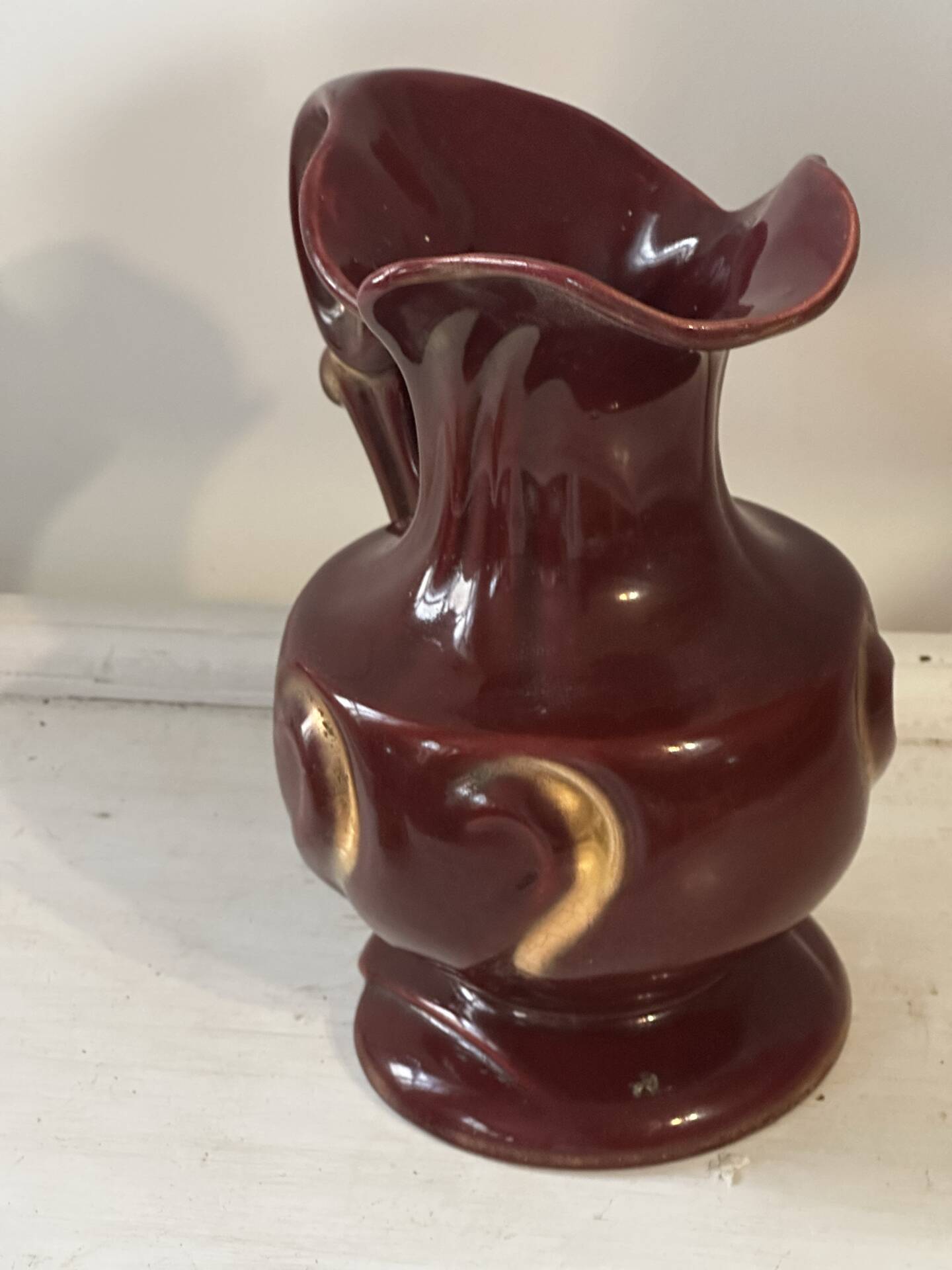 Pichet Mid-Century ceramic no 14/20 Germany - Ruby red enhanced O