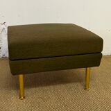 Vintage footrest pouf