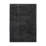 Handwoven persian overdyed 273 cm x 387 cm black wool carpet