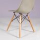 1960s set of 4 dining chairs in “sea foam” green fiberglass / Charles & Ray Eames / Herman Miller, USA