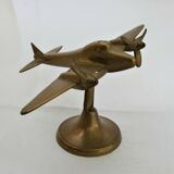 1940s Bronze propeller plane