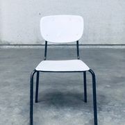Industrial Dutch Stacking Chairs, 1960s, Set of 10