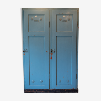 Locker vintage-bleu