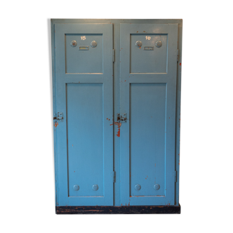 Locker vintage-bleu