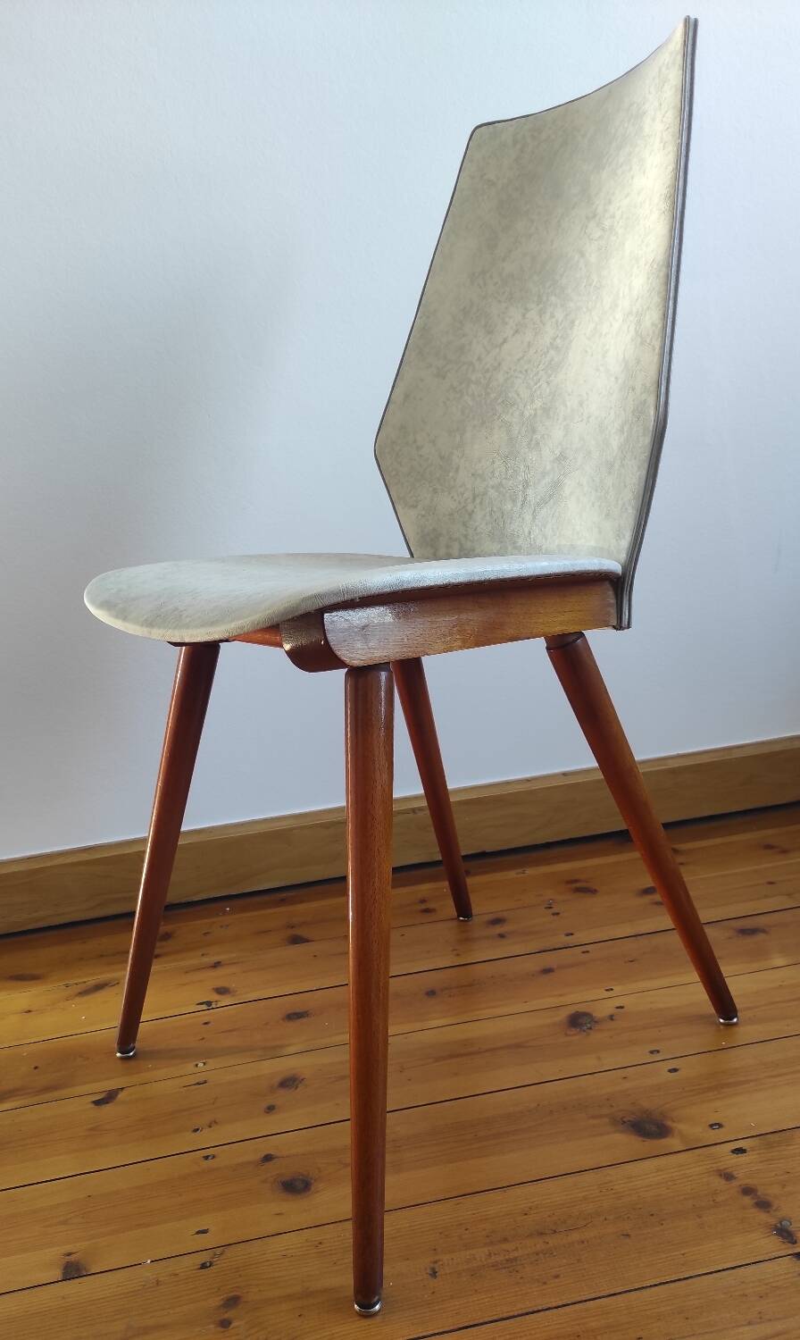Set of 4 BAUMANN chairs from the 60s (model 840, Max Bill)