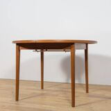 Mid-Century Round Teak Dining Table by Nils Jonsson for Hugo Troeds, Sweden
