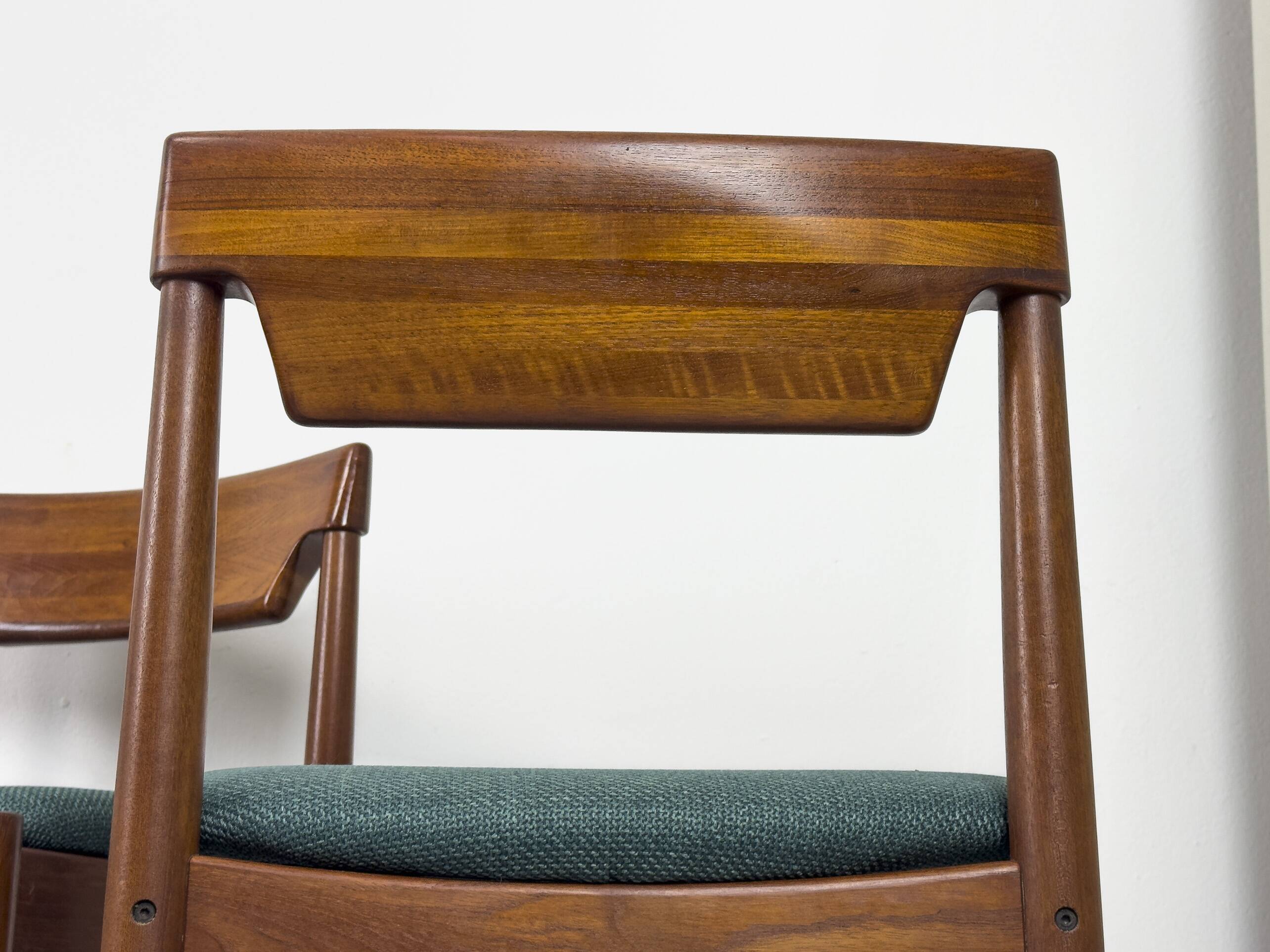 Teak Dining Chairs from Glostrup Møbelfabrik, 1960s, Set of 6