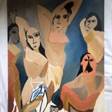 Reproduction Picasso tableau cubiste