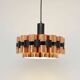 Copper lamp designed by Wener Schou for Coronell Elektro, 1970s