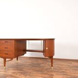 Mid-Century Organic Teak Desk from Sola Møbler, 1960s.