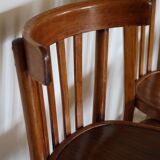 5 vintage bistro chairs