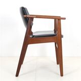Mid Century Danish Modern teak armchair in the style of Arne Vodder