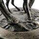 Figural eclectic fruit bowl, silver-plated brass, Poland, 19th century