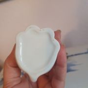 Small milk jug porcelain cream pot in the shape of a vintage cat