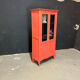 Armoire vitrée terracotta