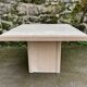 Roche Bobois travertine coffee table, 1980