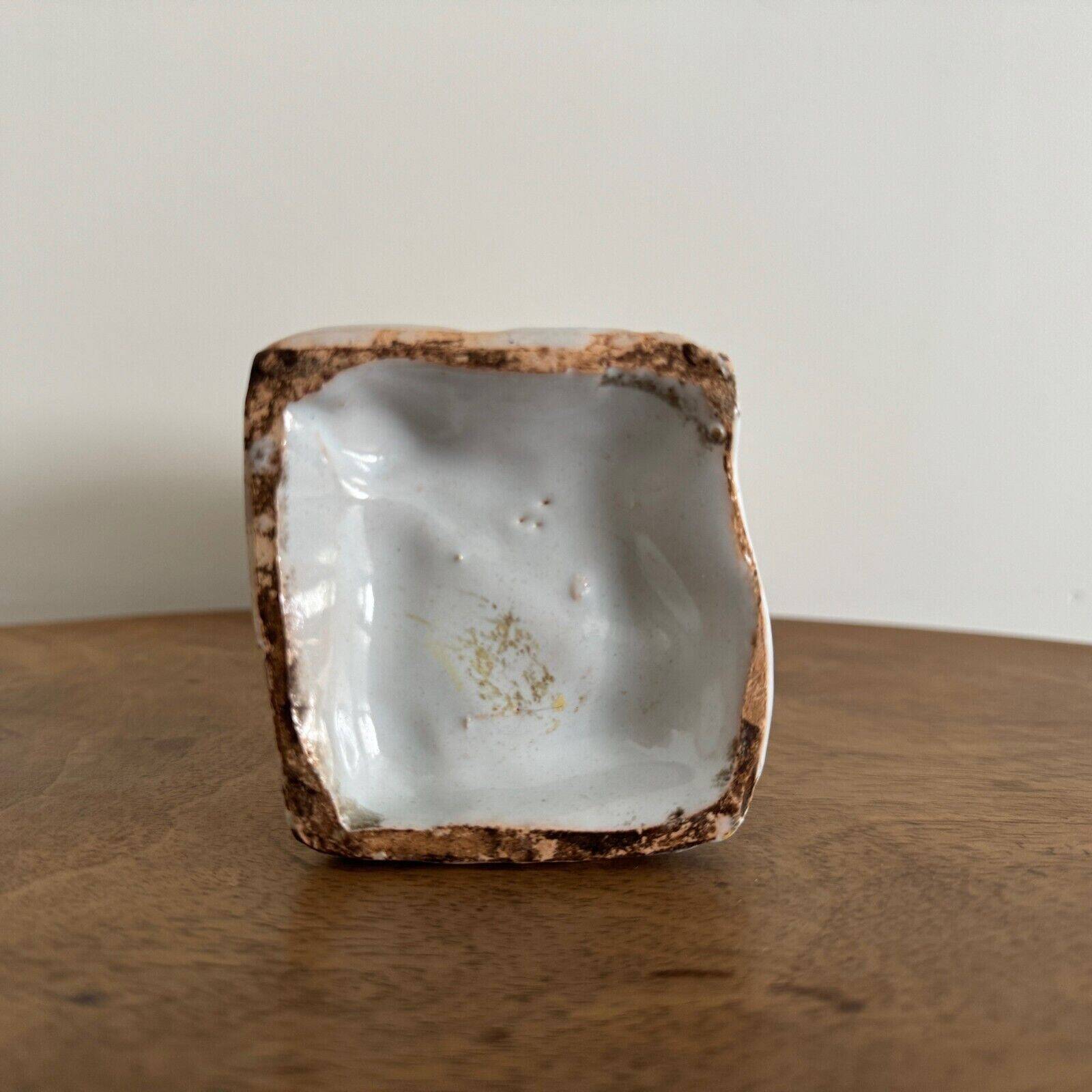Crowned Virgin Mary in Nevers earthenware, 18th century