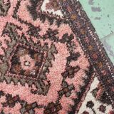 Handmade vintage Uzbek Bukhara runner 1.7' x 4.5' (52cm x 139cm) 1960s - 1С1164