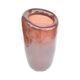 Large burgundy glass vase Vidrios San Miguel, Spain 1990s.