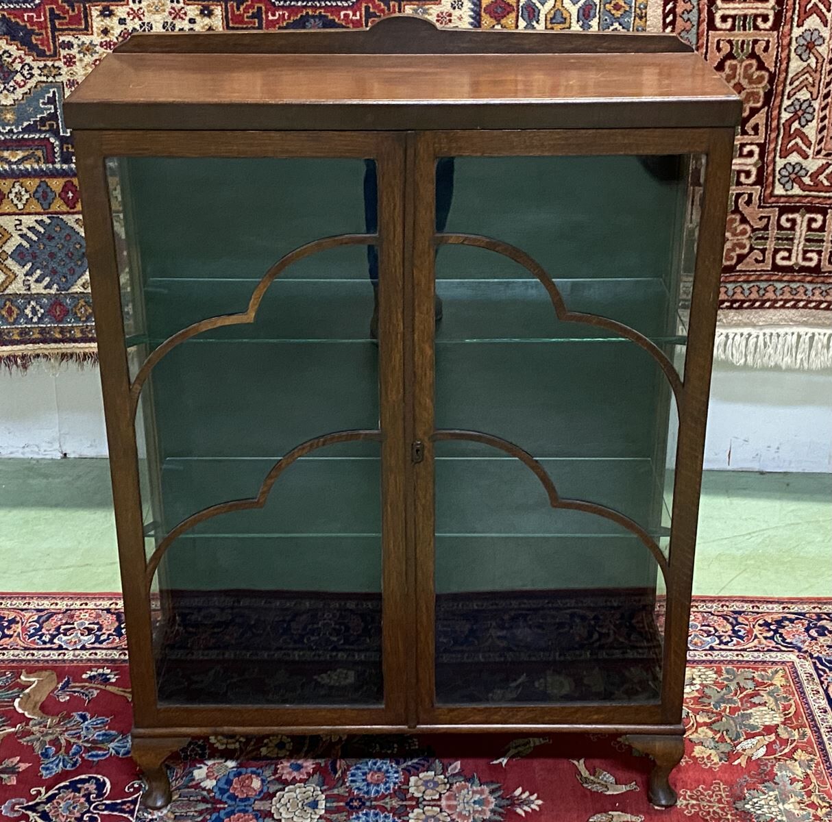 English Art Nouveau showcase, early 20th century