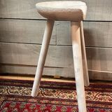 Vintage Scandinavian design tripod high stool