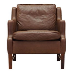 fauteuil en cuir marron, - design