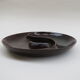 Plat en bois ying yang années 1960