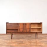 Mid-Century Polish Walnut Sideboard from Bytomskie Fabryki Mebli, 1960s.