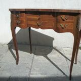 Inlaid and bronze dressing table
