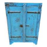 Ancien chevet - cabinet tribal en teck birman