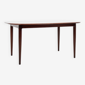 Midcentury Danish oval dining table in rosewood 1960s - with 2 extensions