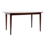 Midcentury Danish oval dining table in rosewood 1960s - with 2 extensions