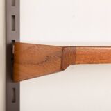 Kai Kristiansen teak shelving unit, set of 3 shelves, FM Mobler, Denmark