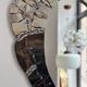 Vintage French mosaic mirror