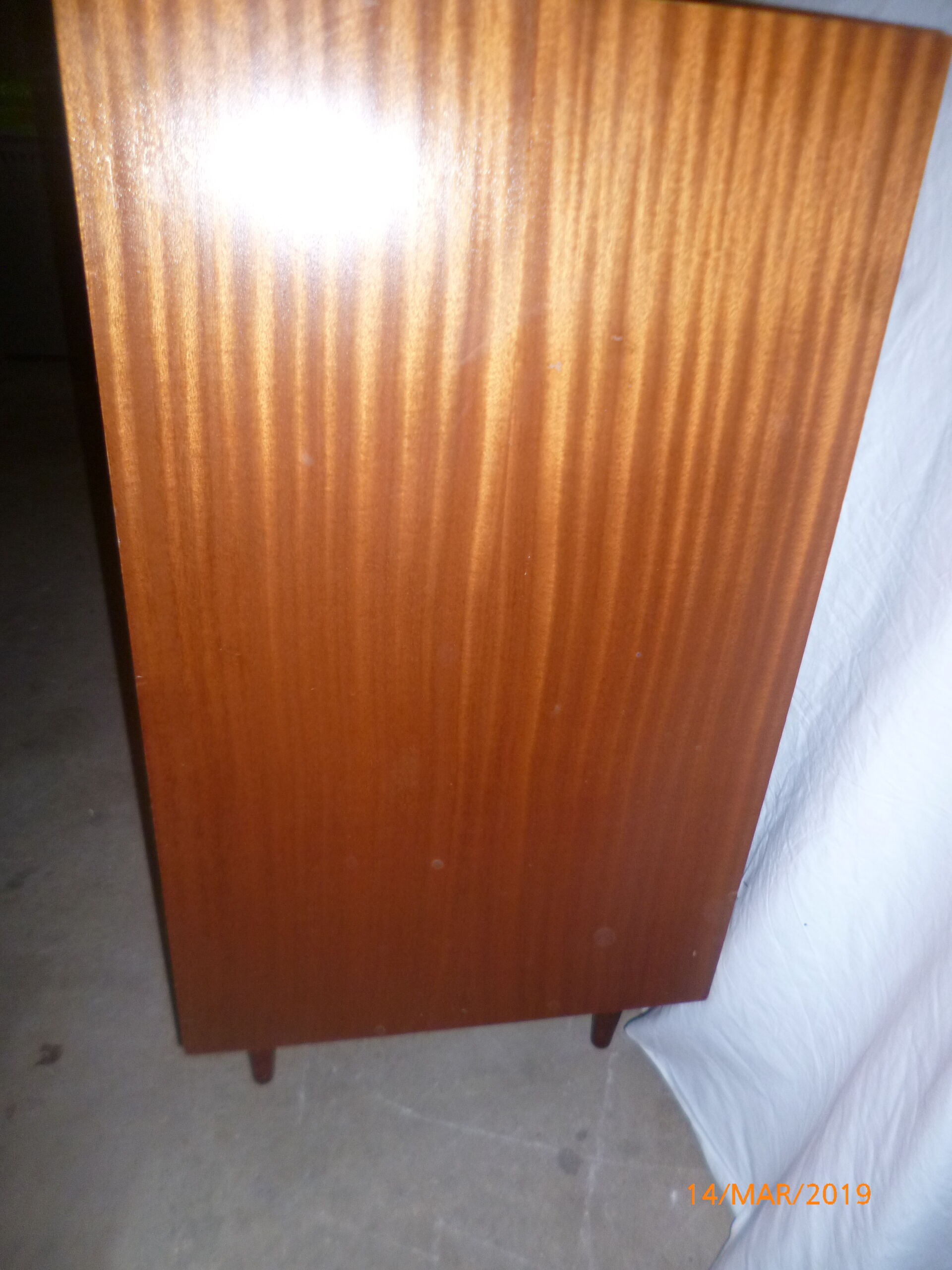 Chest of drawers vintage feet compass 1960