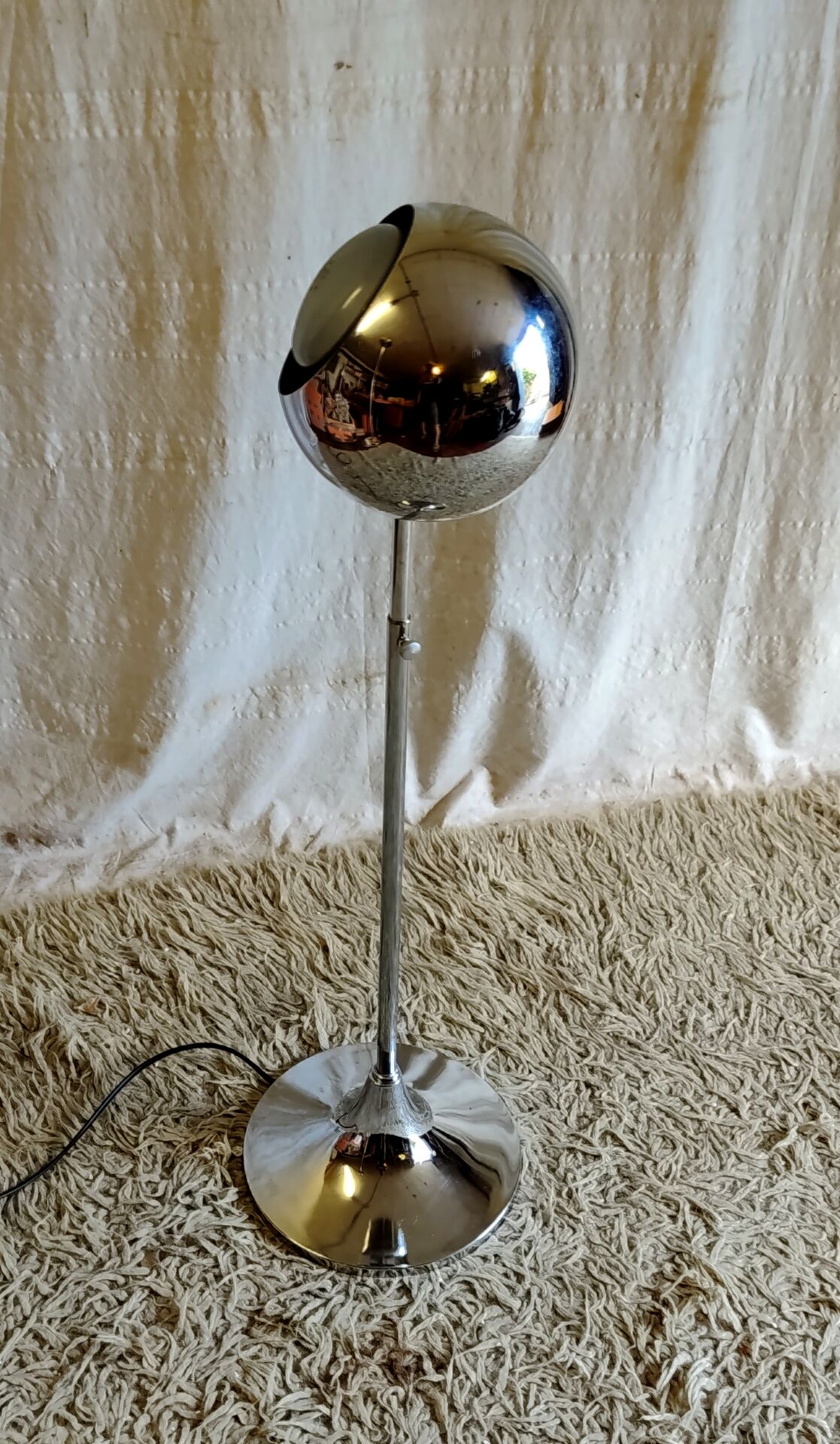 Lampe à poser type Eye-ball style Space-age - années 70 