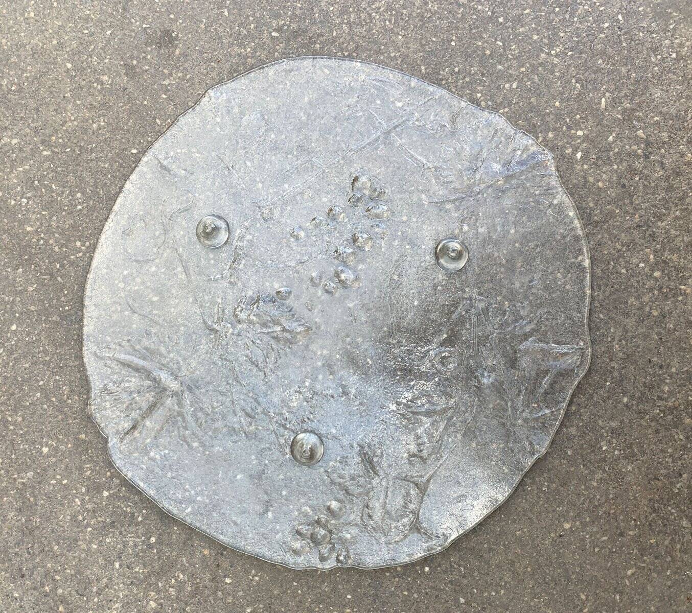 Vintage Swedish cake plate from Kosta Boda, 1970s.