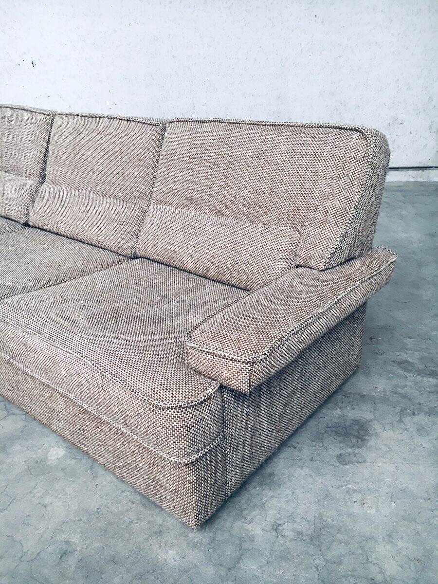 Mid-Century Modern Boucle 3 Seat Sofa, Italy, 1970s