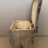 Tabouret coffre ancien