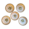 Set of 5 plates gien cap model kandy