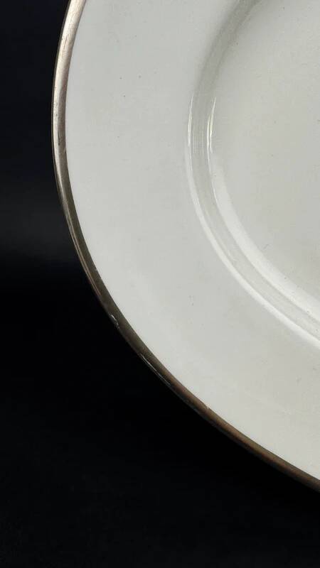 Oval plate Raynaud model Fontainebleau platinum