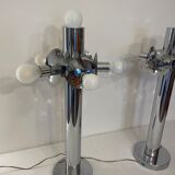 Paire de lampes space âge