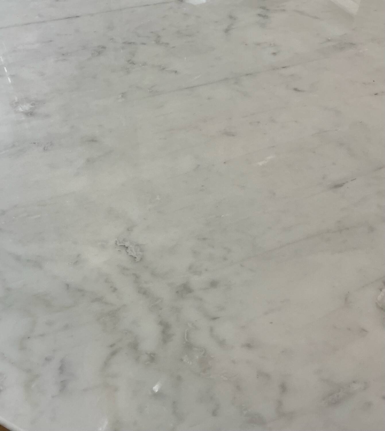 Eros Table in White Marble by Angelo Mangiarotti for Skipper, 1990s