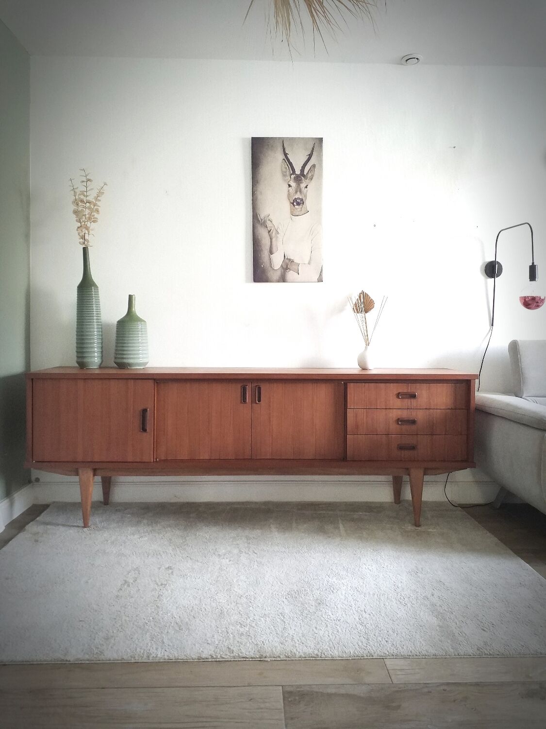Enfilade teck années 60