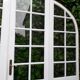 Oak arched bay window door H219xW267,5 small tiles