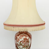 Porcelain vase mounted in lamp