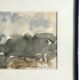 Paul BUTTI, The scrubland below Nîmes 1986. Watercolor on paper
