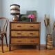 Commode vintage en rotin